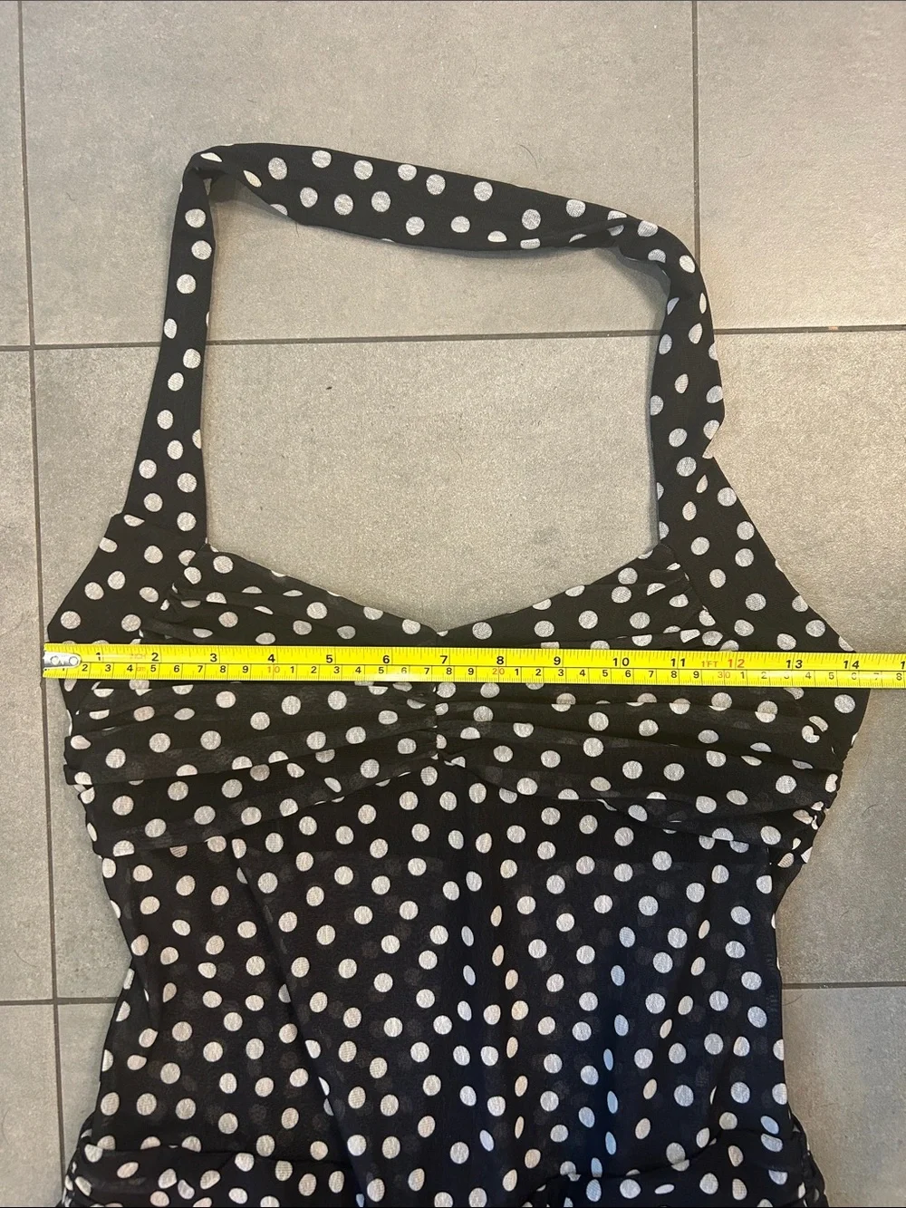 Lovers and Friends Judith Mini Dress in Black Polka Dot - Picture 6 of 10